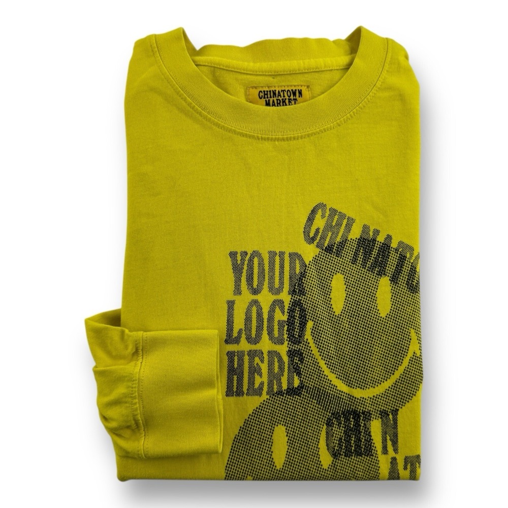 Chinatown Market x Smiley Yellow‎ Graphic Long Sleeve T-Shirt Men's Size Medium